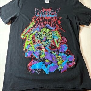 Vtg FROM THE DARKEST SHADOWS Deathcore Band Shirt - Size M - Neon Gore Art